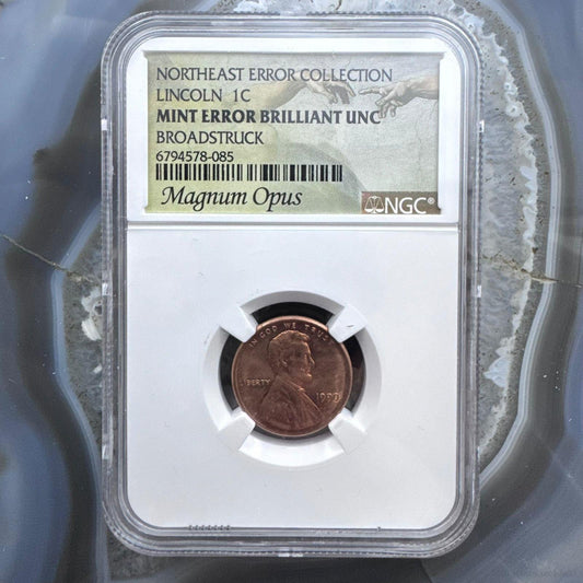 1990 US Lincoln 1 Cent Northeast Error Collection NGC Uncirculated #6794578-085