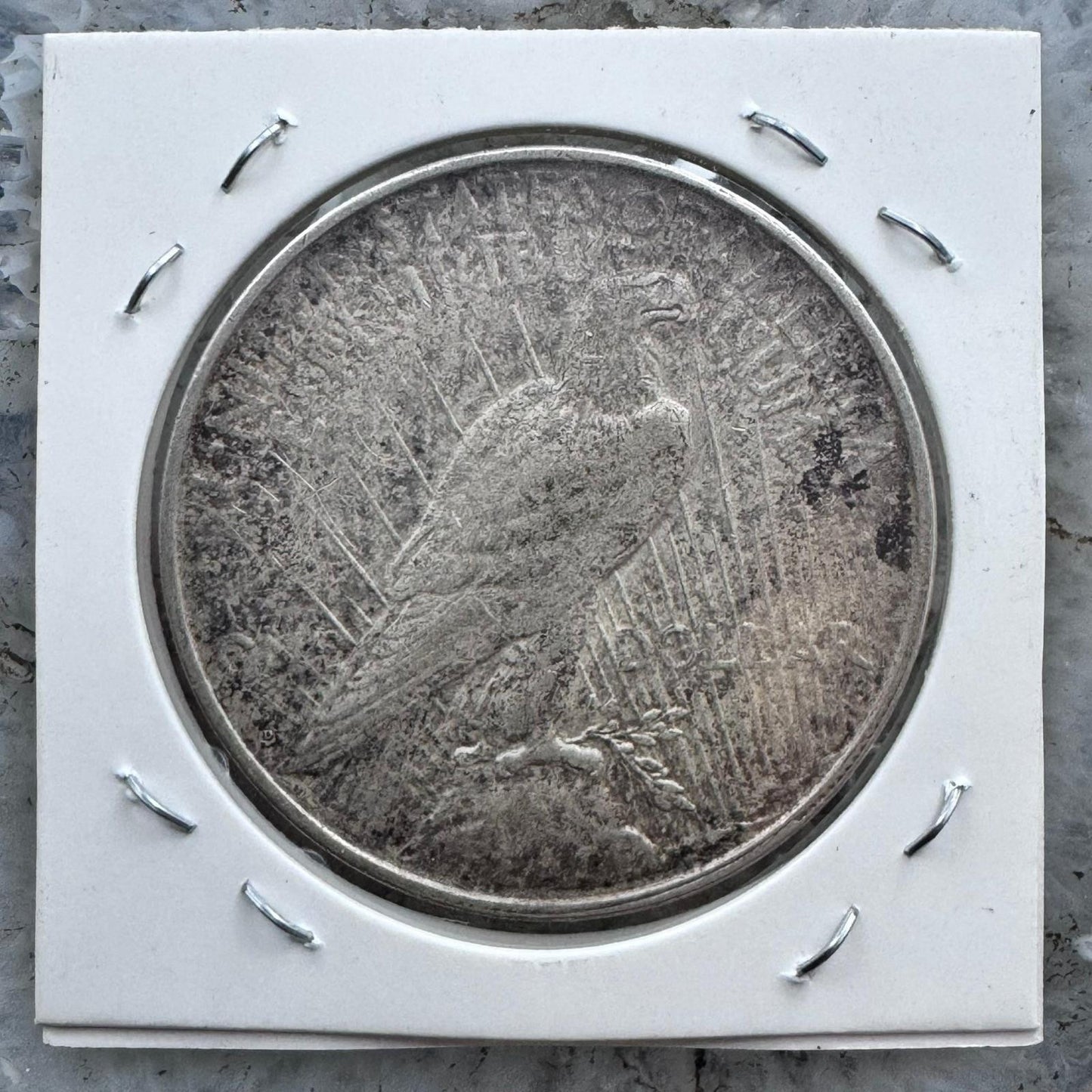 1922-D US 90% Peace Silver Dollar VG-F #102924-1GP