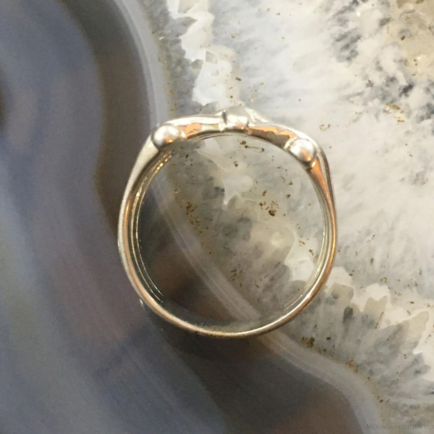 Carolyn Pollack Southwestern Style Sterling Silver Lattice Ring For Women