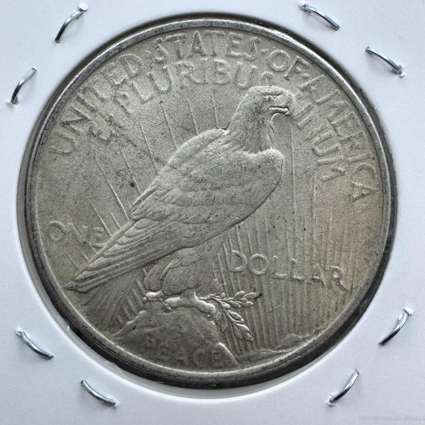 1922 US 90% Peace Silver Dollar VF-XF #61325-3OX