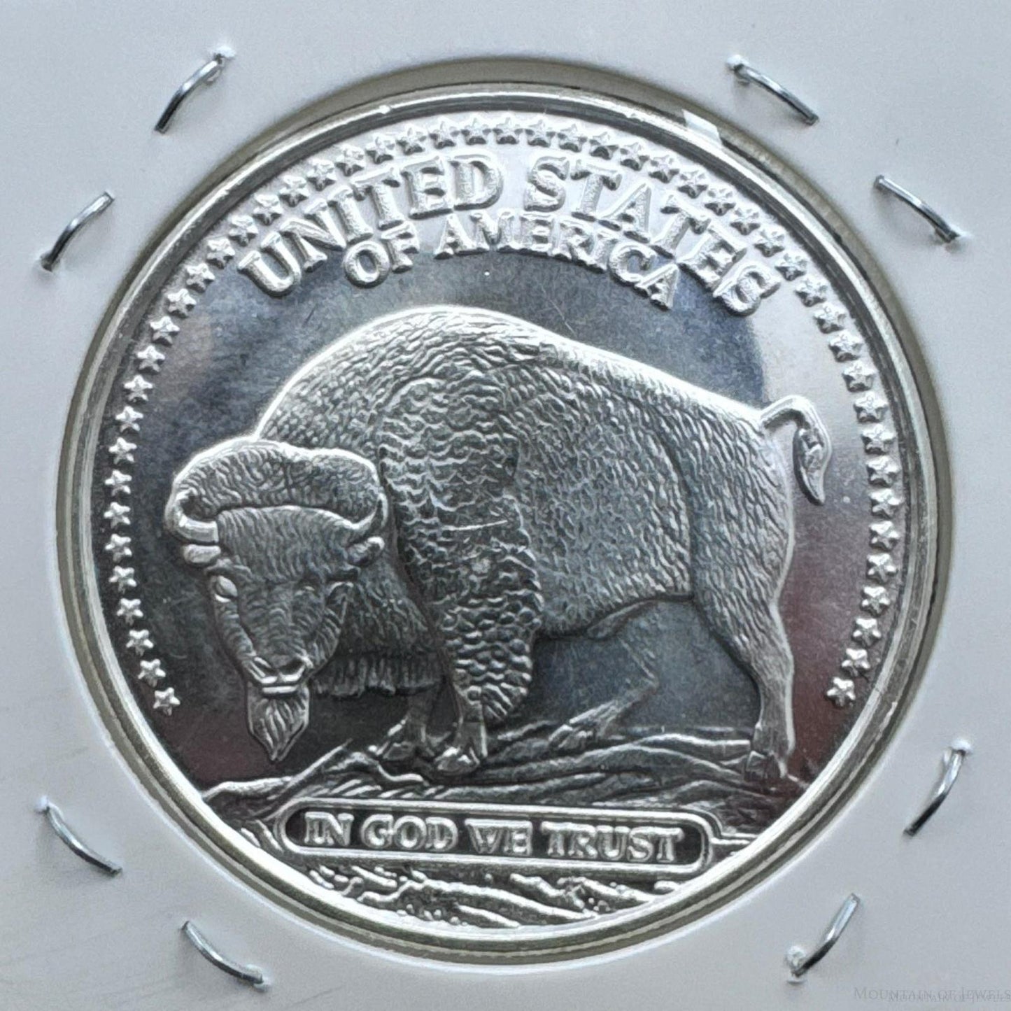 US One Troy Ounce of .999 Silver Bullion BU #61425-8OH