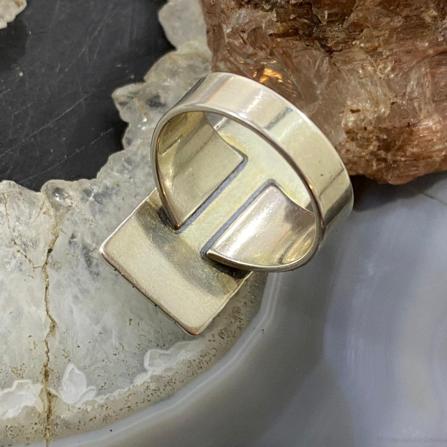 Carolyn Pollack Sterling Silver Multi Stone Inlay Bar Ring Variety of Sizes