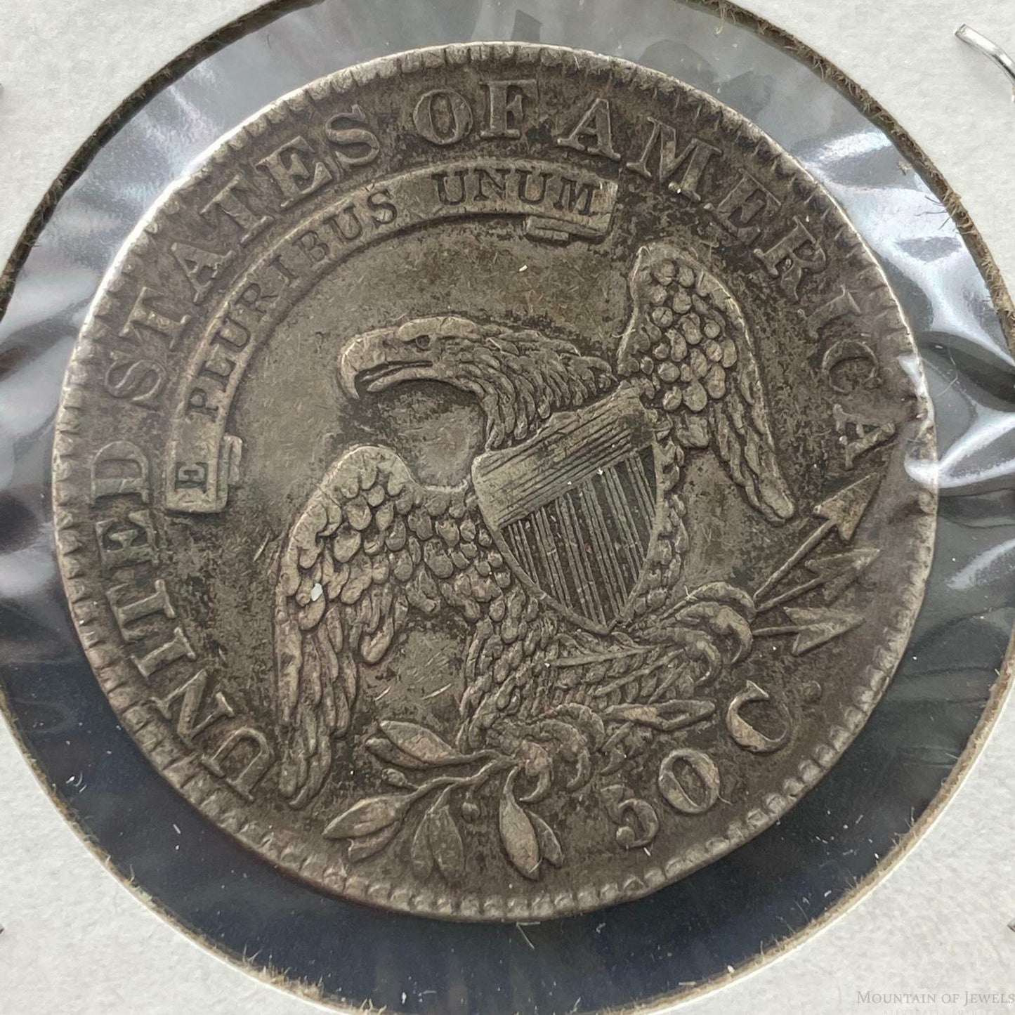 1833 US Capped Bust Half Dollar Early Silver 50c Collectible VF-EF Coin 727202GO