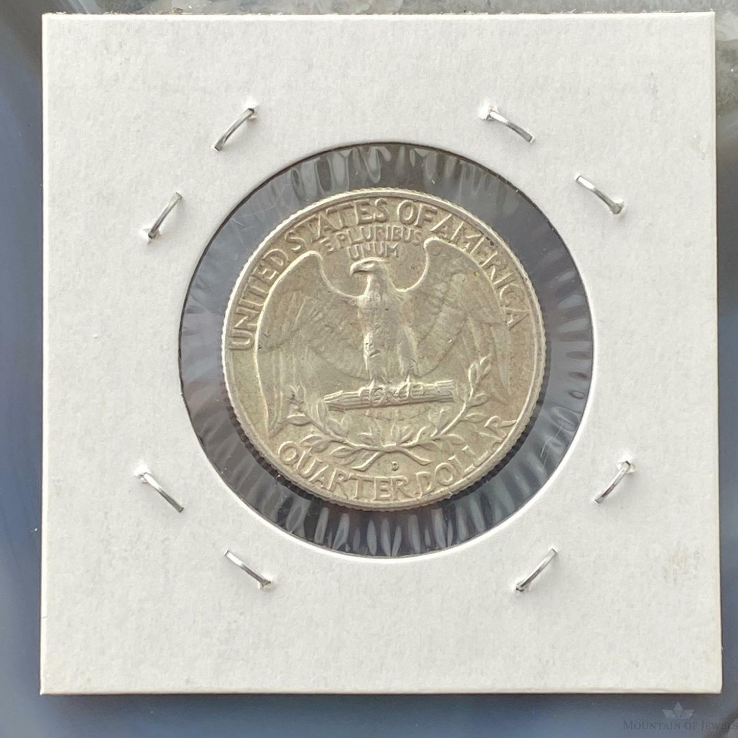 1963-D Washington Silver Quarter 90% Collectible VF-EF Coin #92820-34
