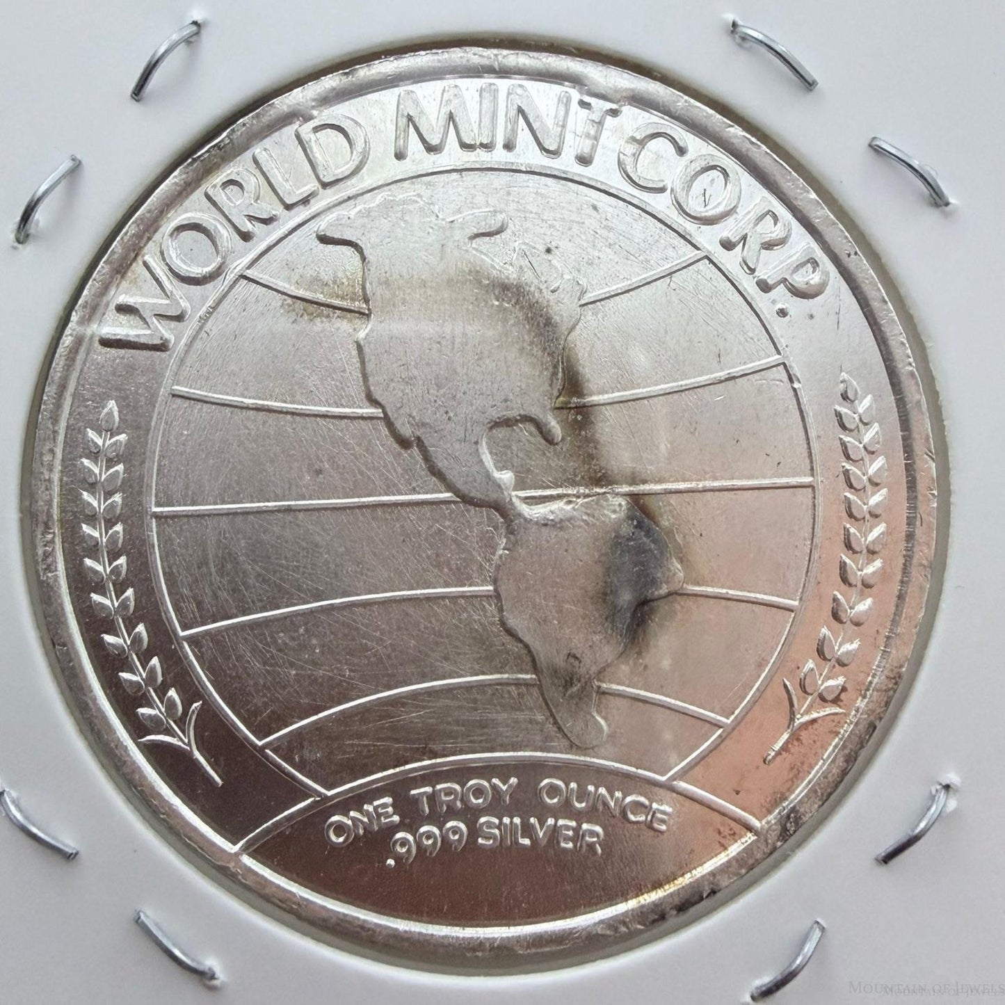 US 1973 One Troy Ounce .999 Fine Silver American Prospector w/Horse #102525-12