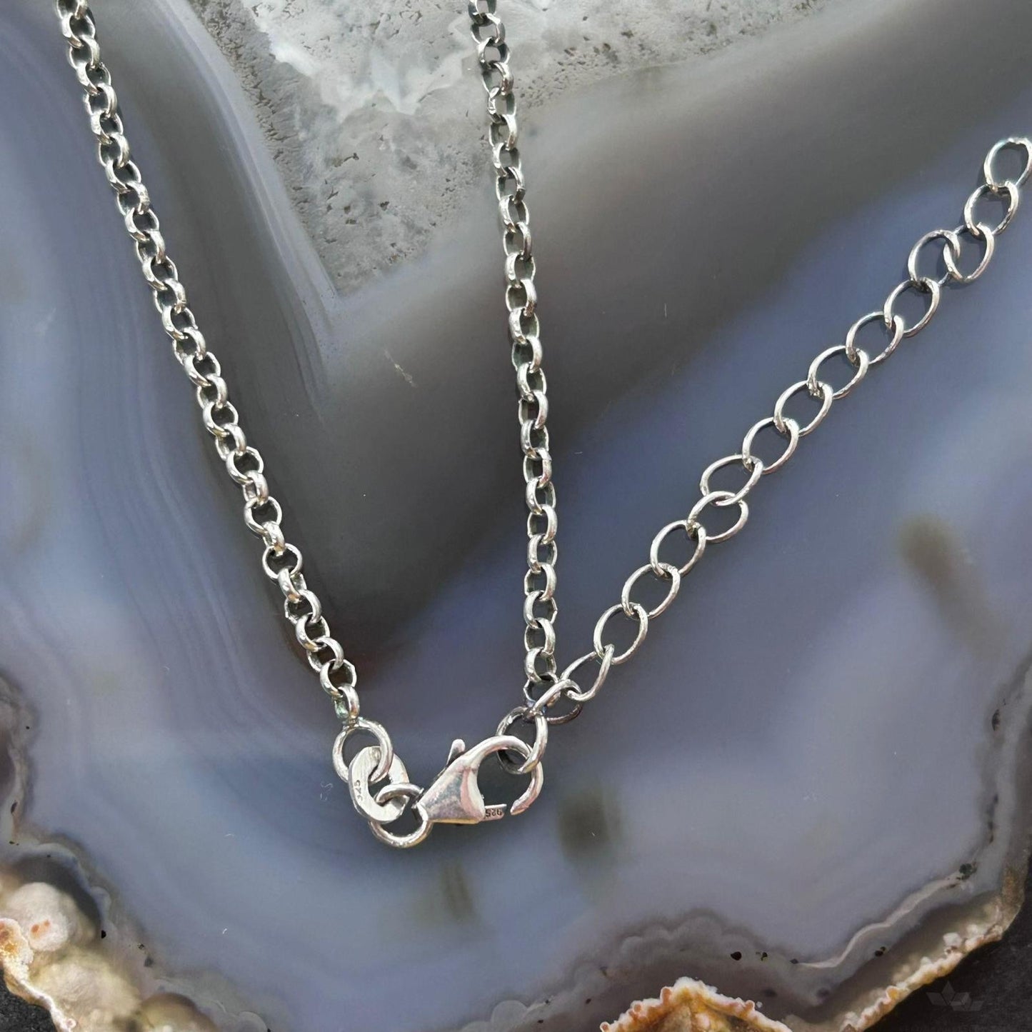 Sterling Silver Southwestern Style 4 Oval Turquoise Lariat Necklace For Women