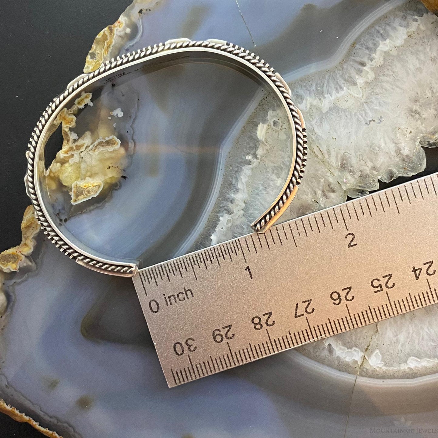 Artie Yellowhorse/Henry Chackee Native American Engraved Bracelet For Women
