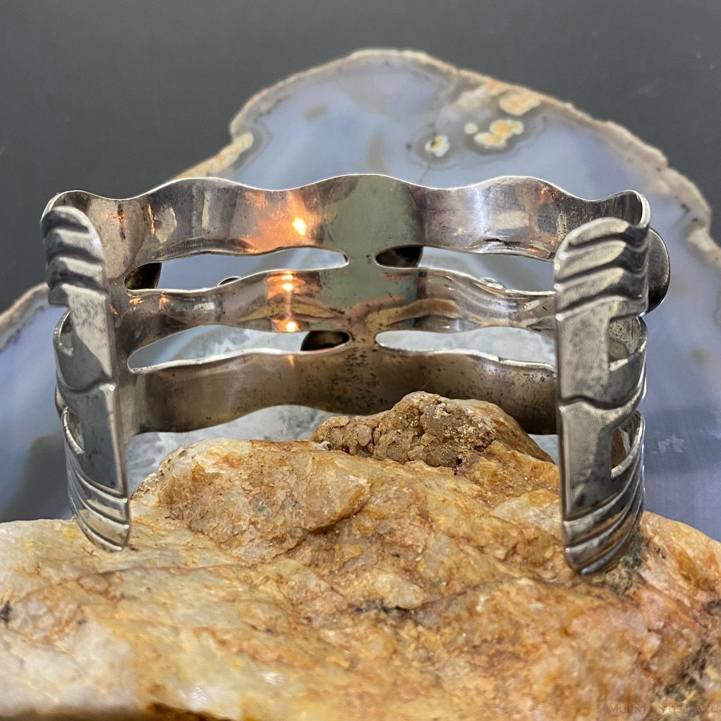 Silver Decorated Fashion Cuff Bracelet For Women
