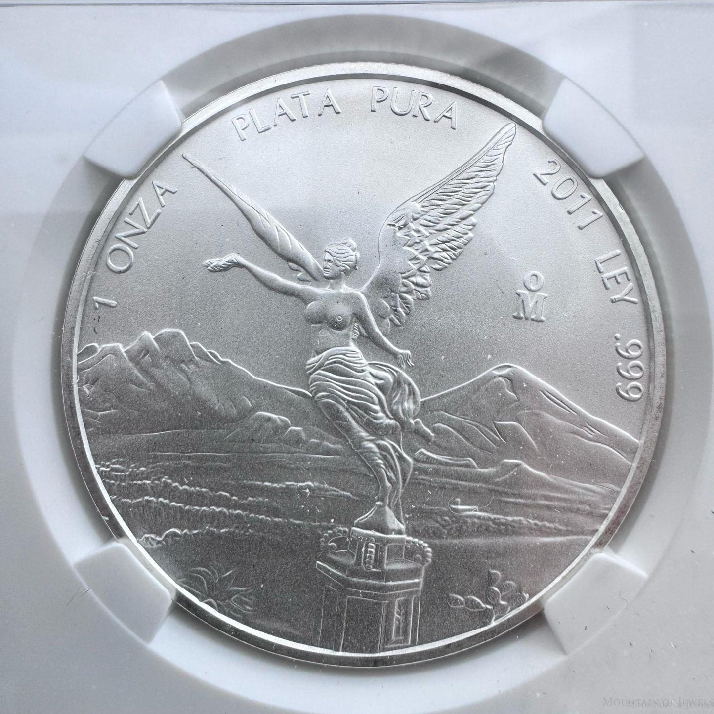 2011 Mexico Lebertad One Ounce .999 Fine Silver NGC MS69 #014 Beauty