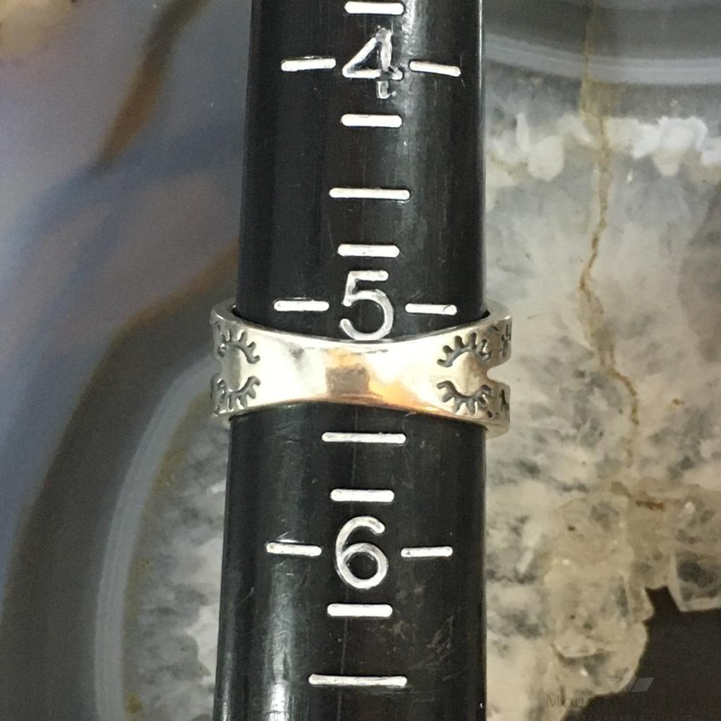 Carolyn Pollack Sterling Silver Elongated Marquise Fossilized Coral Decorated Ring For Women