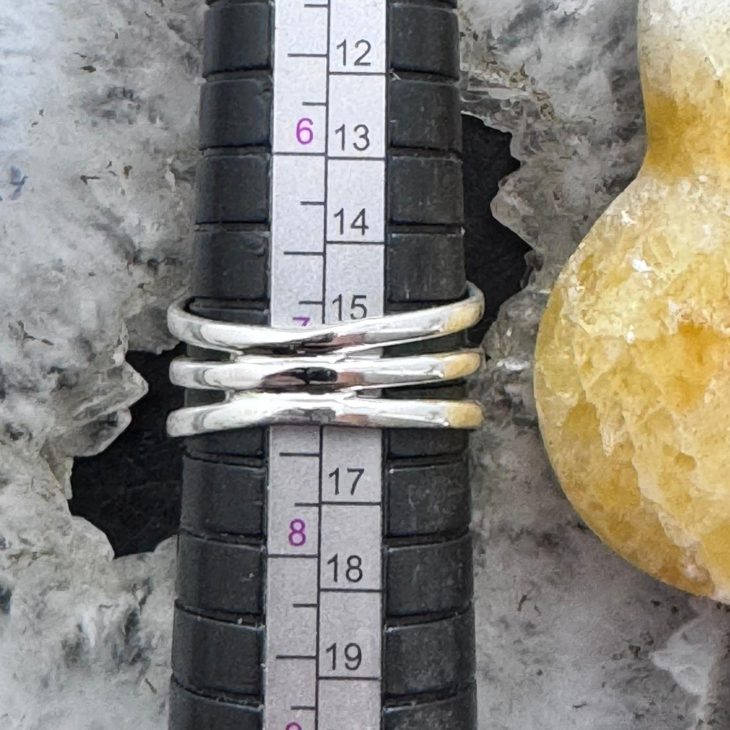 Sterling Silver Southwestern Style Teardrop Labradorite Ring Size 7 For Women