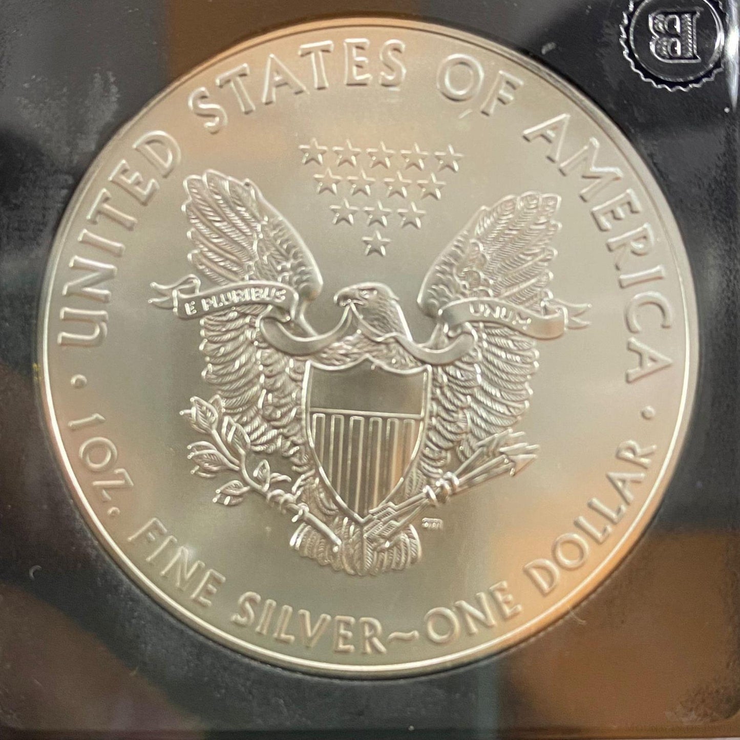 2021 US American Silver Eagle Mint Slab Coin #BA17-00170-038