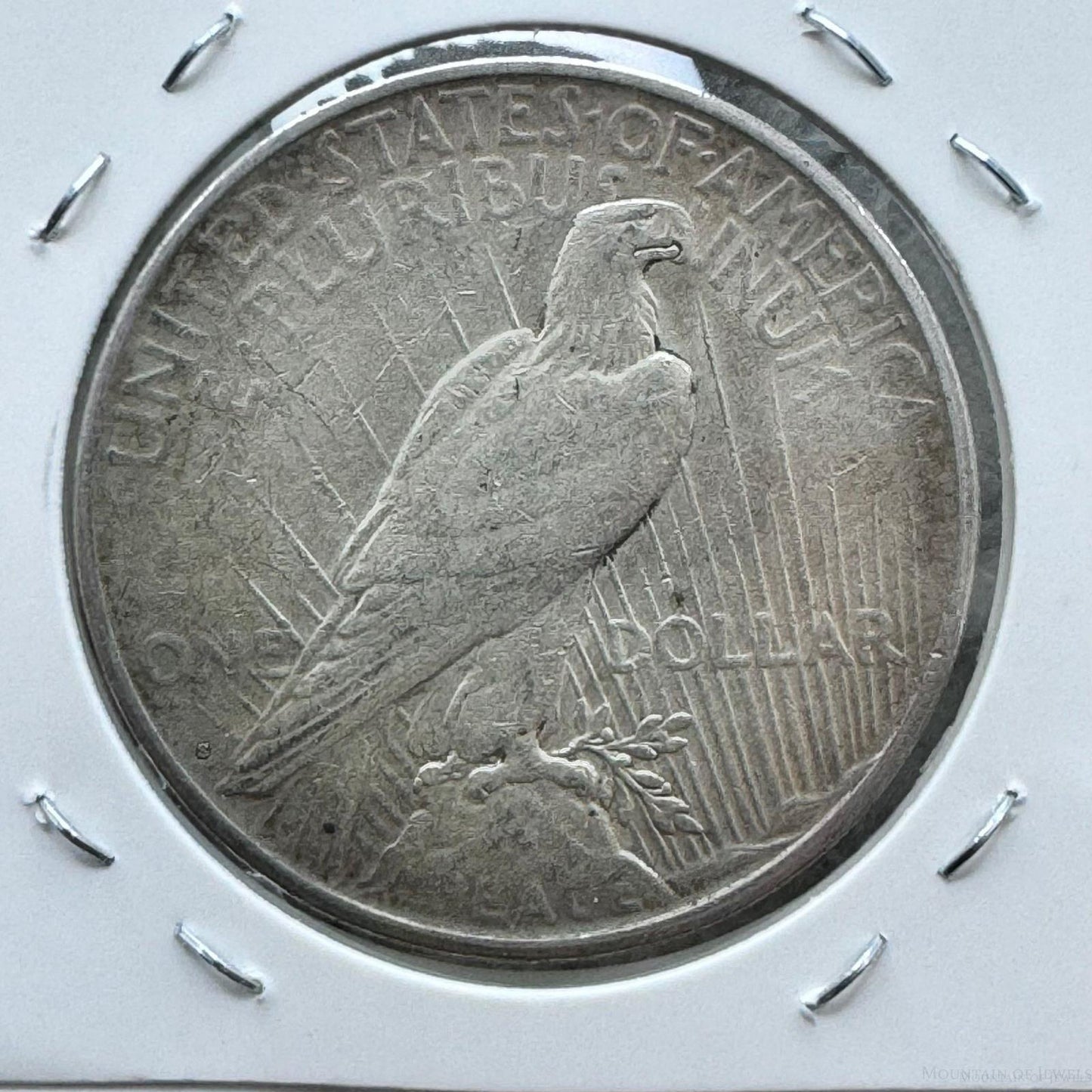 1922-S 90% US Peace Silver Dollar F-VF #60124-1GE