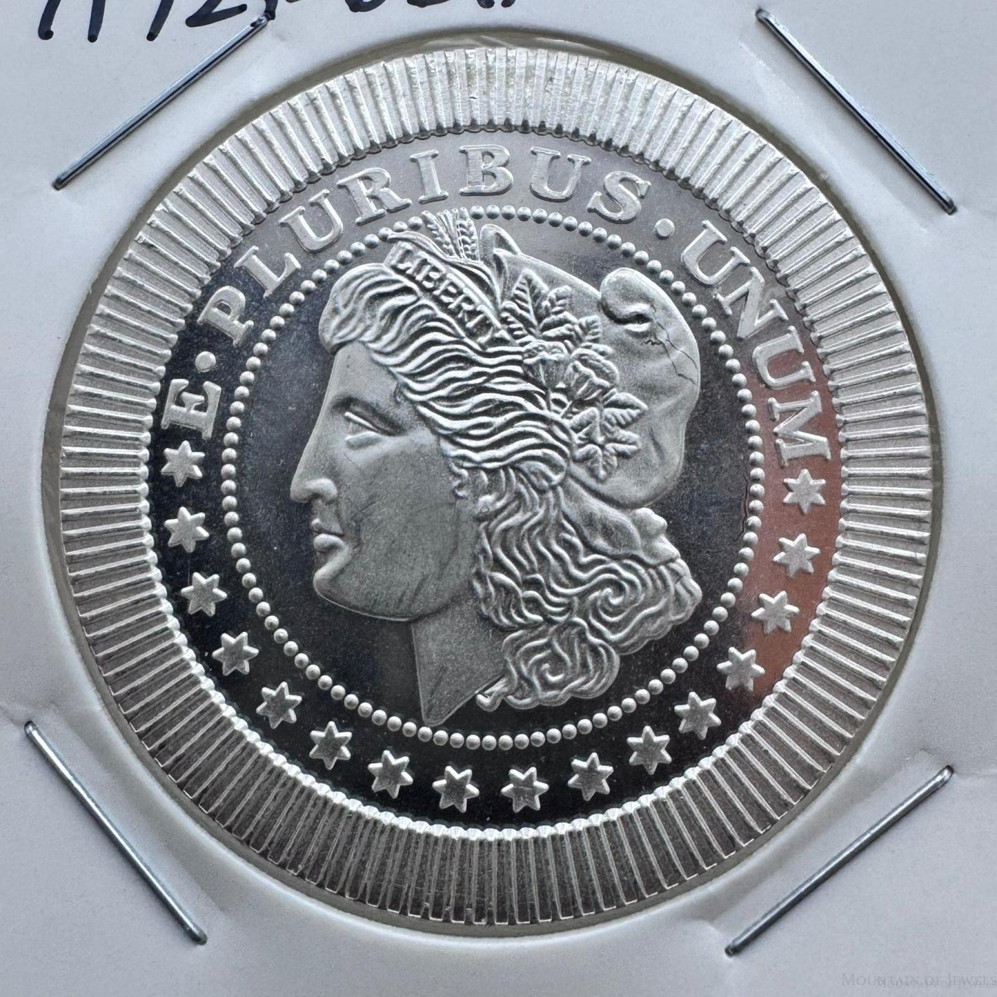 US One Troy Ounce .999 Fine Silver Morgan Design Round #71725-6HD
