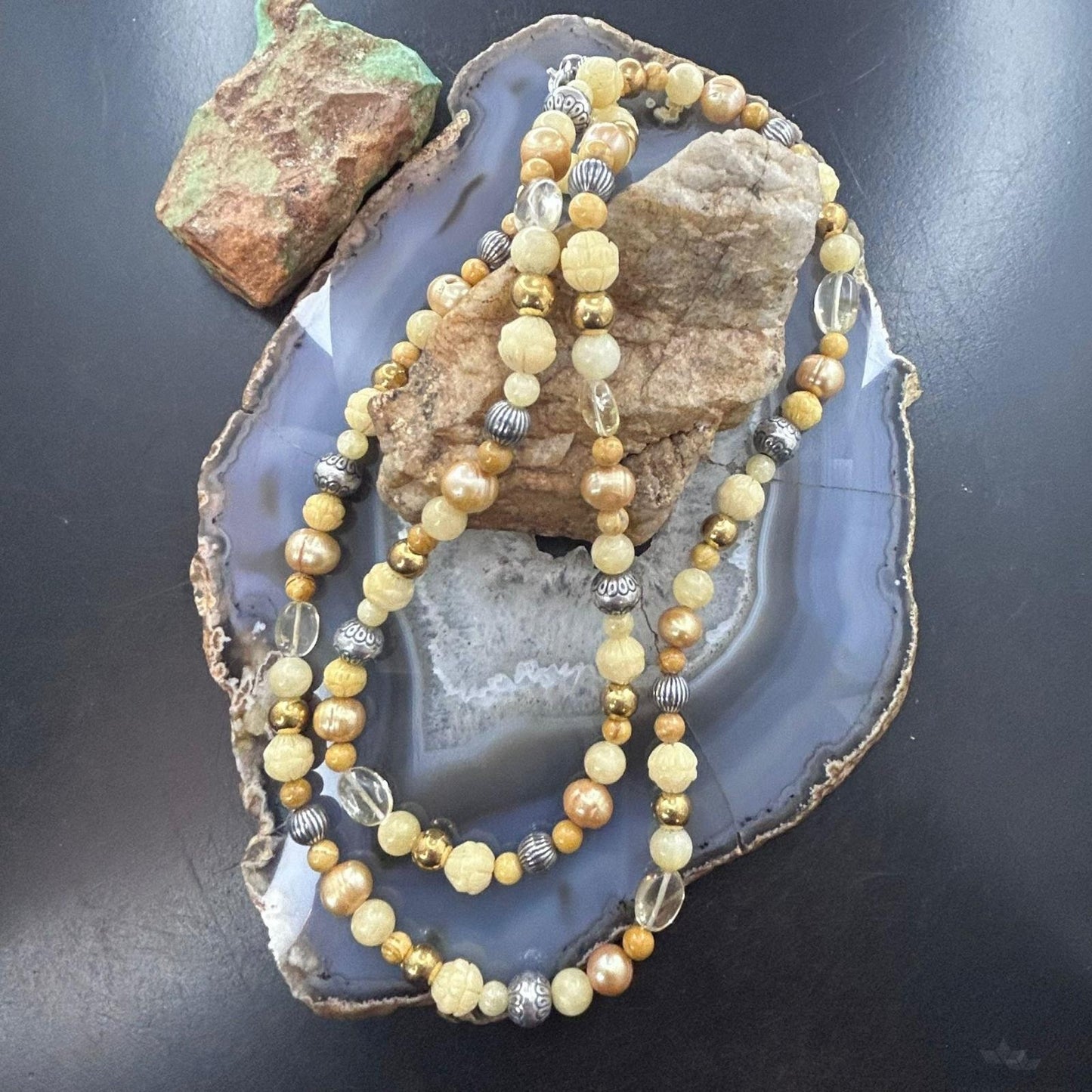Carolyn Pollack 5mm-12mm Multi-Gemstone Beads 34" Necklace For Women
