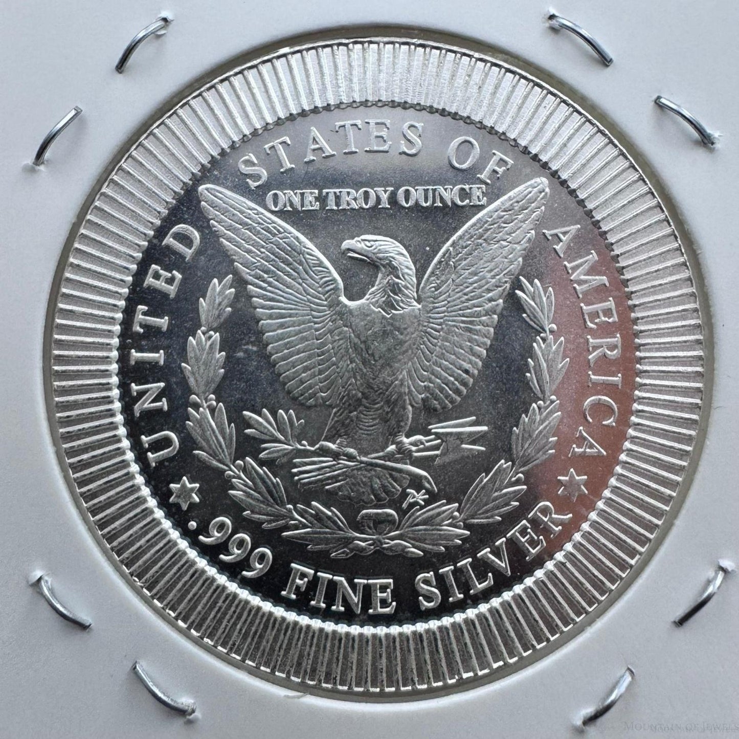 US One Troy Ounce .999 Fine Silver Morgan Design Round #71725-6HD
