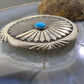 Vintage Native American Silver Turquoise Overlay Ray Western Belt Buckle For Men