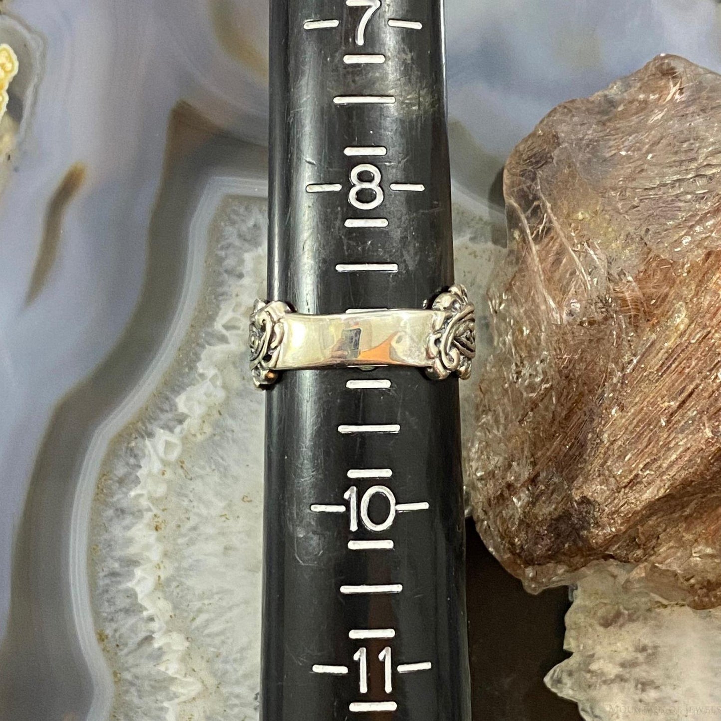 Carolyn Pollack Southwestern Style Sterling Silver Yellow Jasper, Smoky Quartz & Citrine Ring For Women