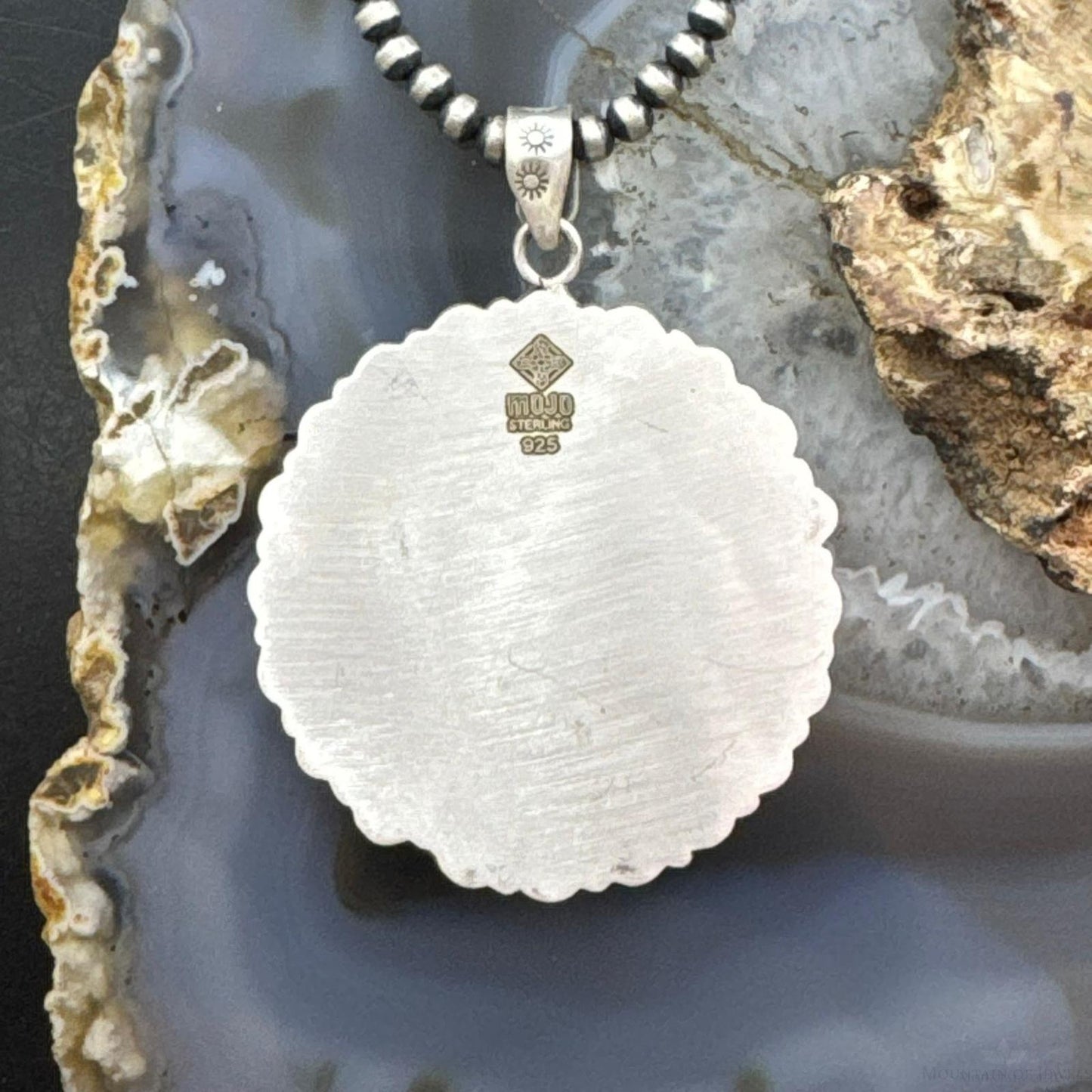 Sterling Silver Southwestern Style Teardrop Wild Horse Cluster Pendant For Women