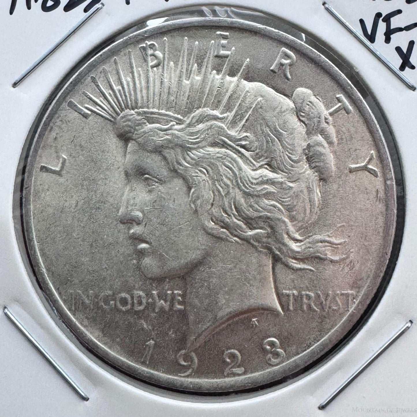 1923 US 90% Peace Silver Dollar VF-XF #71825-1GL STUNNING