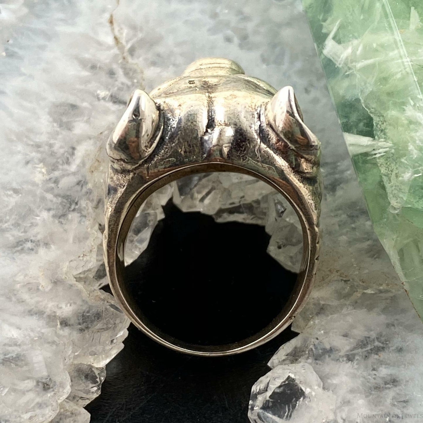 Sterling Silver Dog Ring Size 8.5 For Men/Women 22 grams