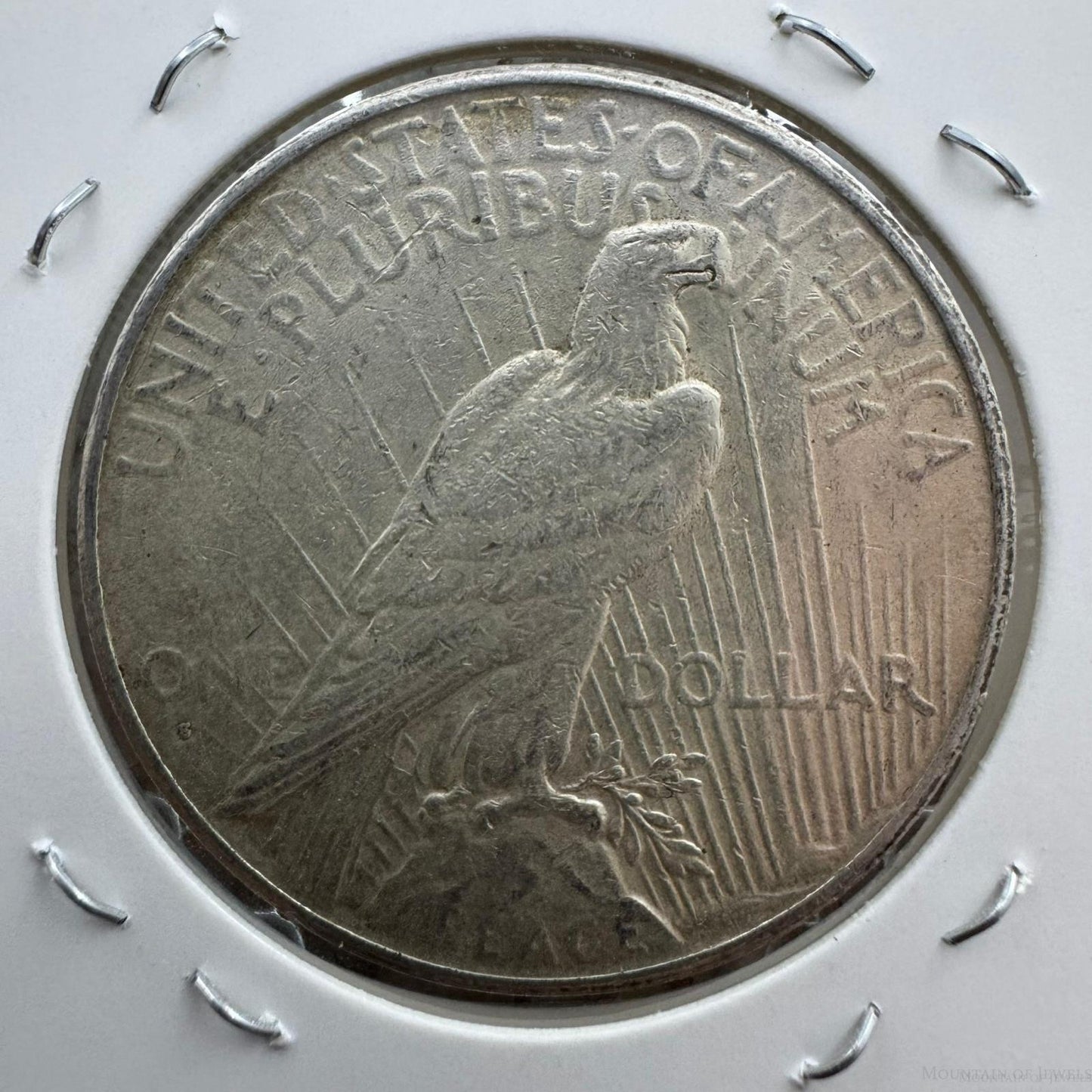 1926-S US 90% Peace Silver Dollar F-VF #71625-5GP