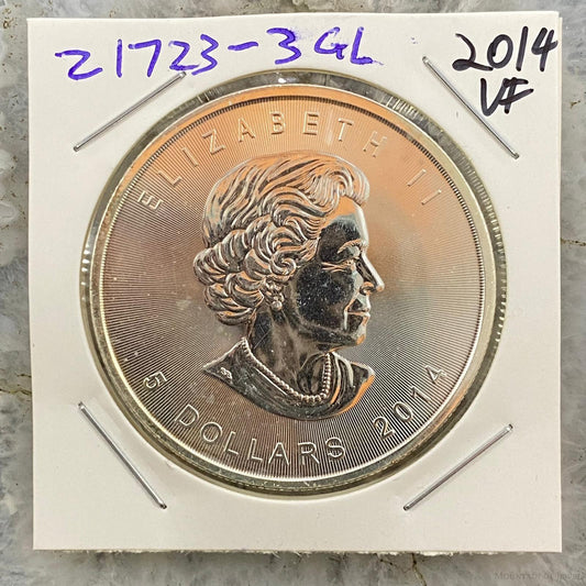 2014 Canada 1 Troy Ounce Coin VF #21723-3GL