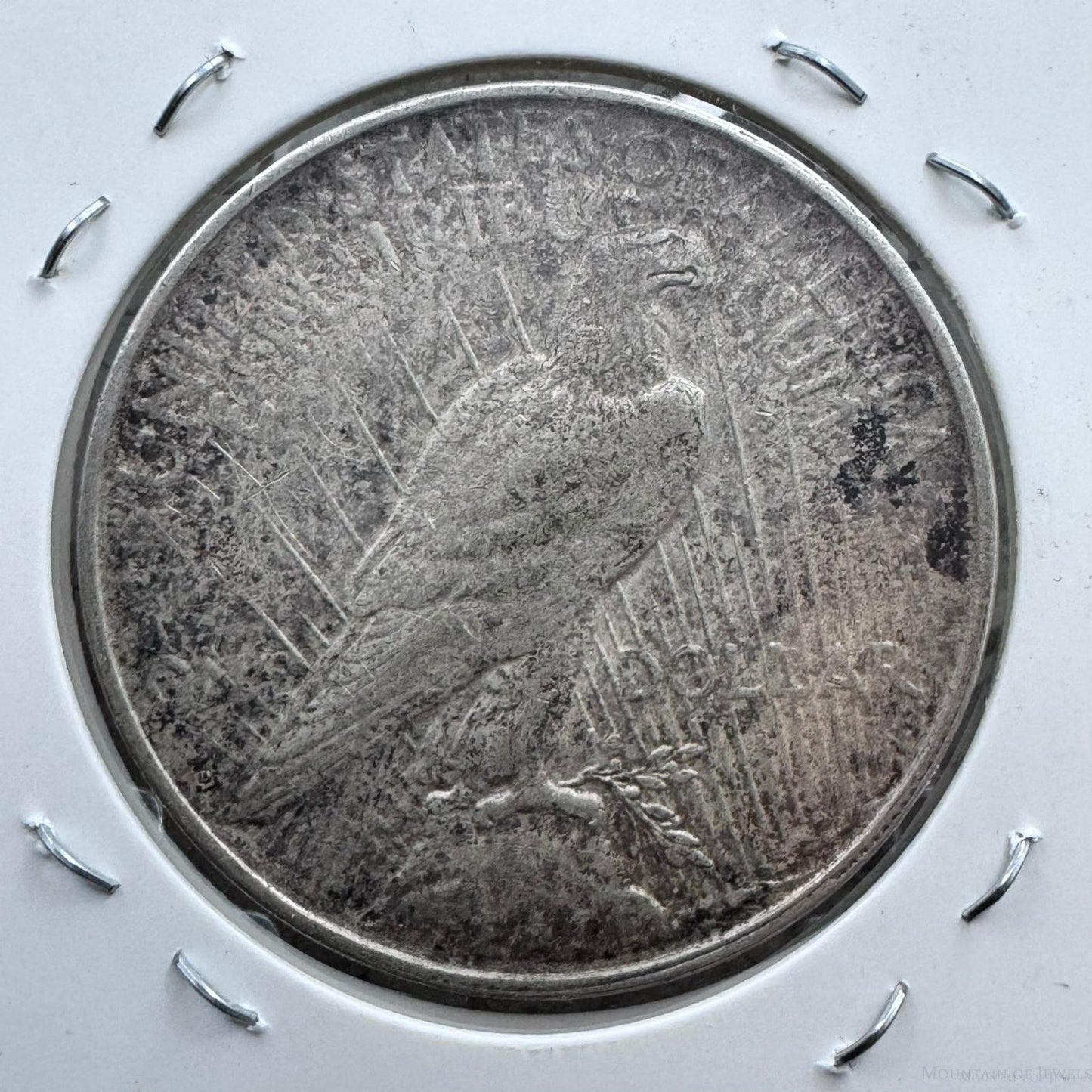 1922-D US 90% Peace Silver Dollar VG-F #102924-1GP