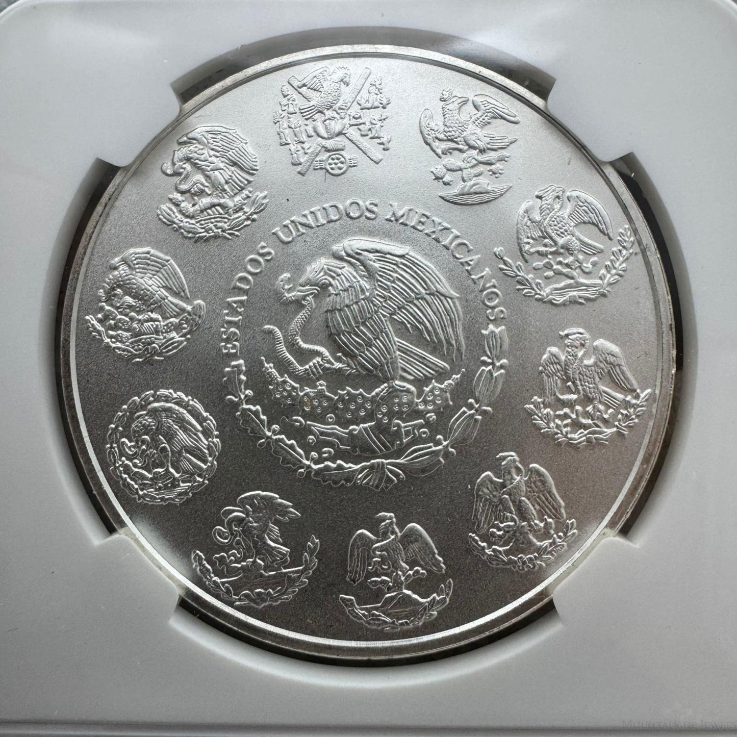 2011 Mexico One Ounce Libertad 999 Fine Silver NGC MS68 #2943174-002