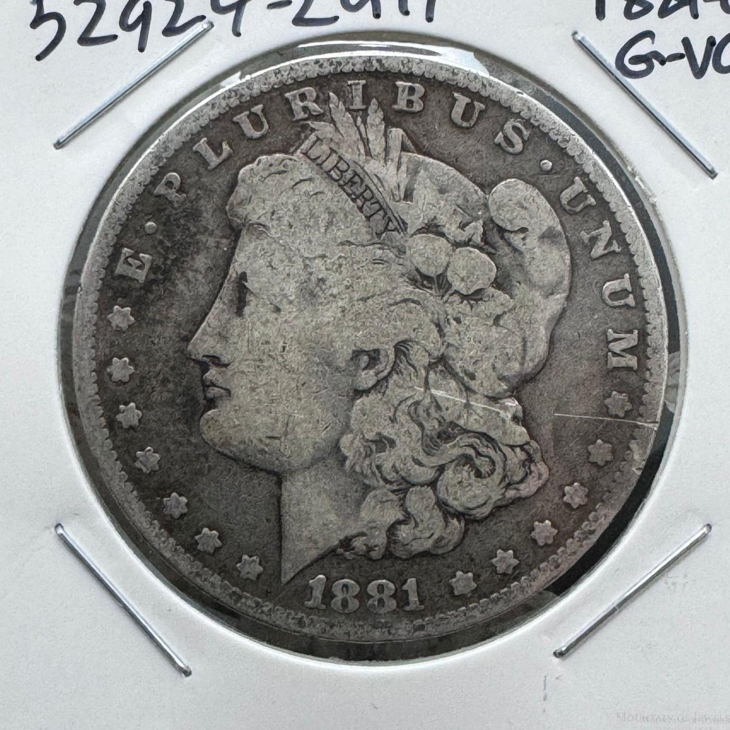 1891-O US 90% Morgan Silver Dollar G-VG #52924-2GH