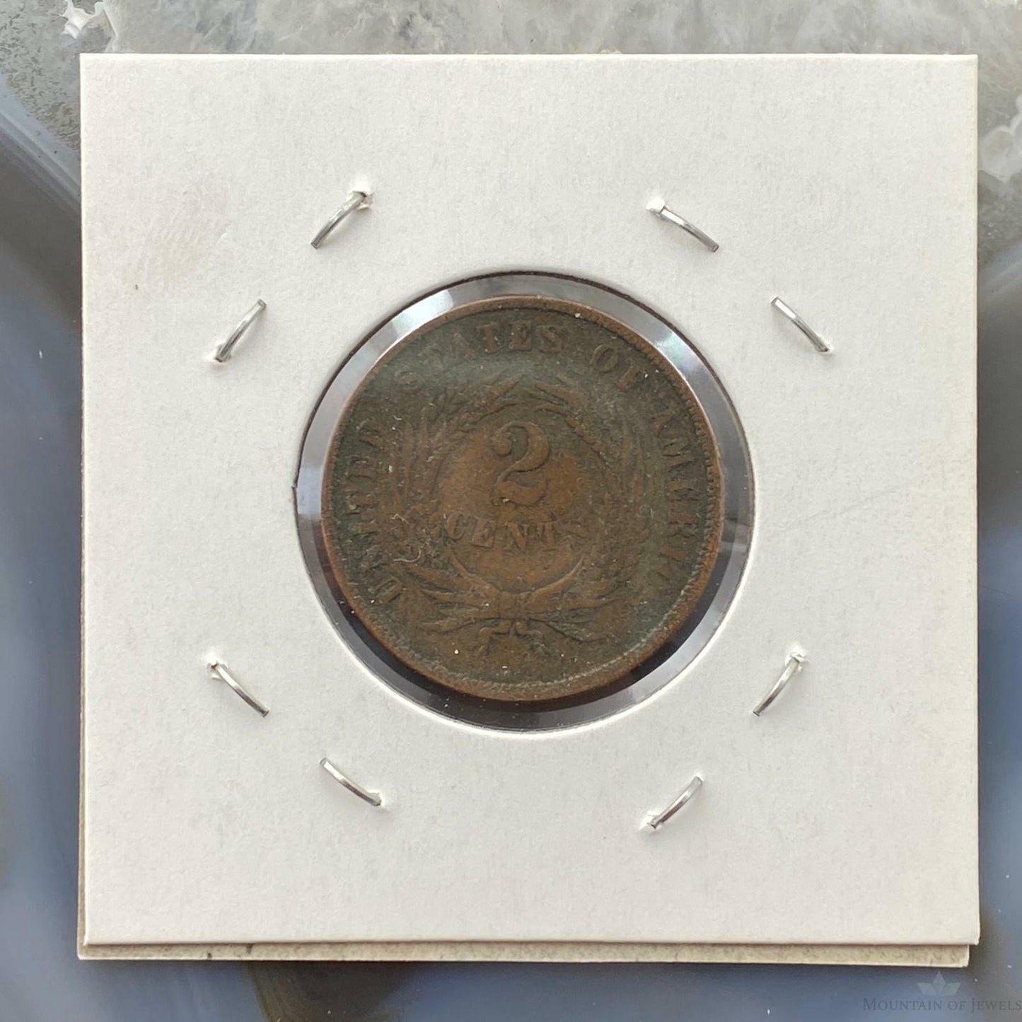 1867 US Two (2) Cent Piece Circulation Strike AG-G Collectible Coin #71720-1