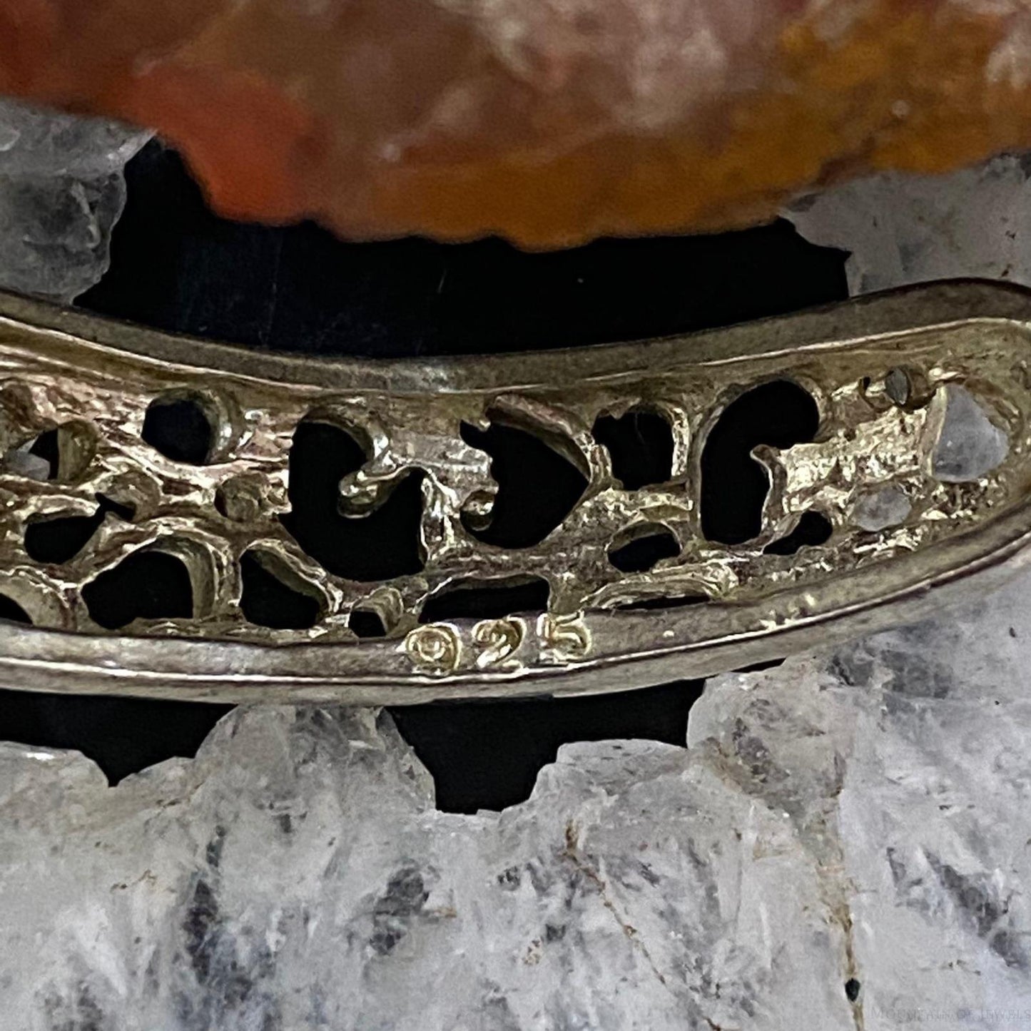 Ornate Sterling Silver Fashion Cuff Bracelet For Women
