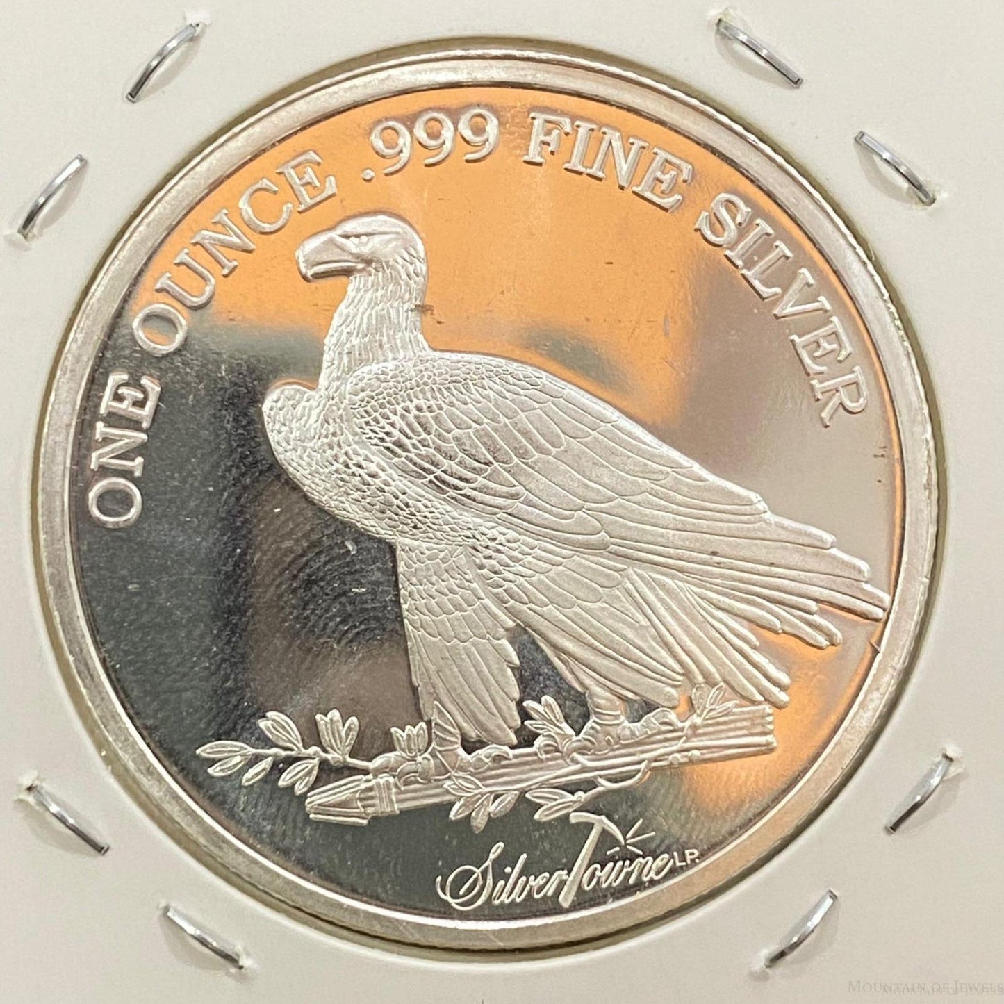 1.0 Ozt US Indian Head Design .999 Fine Silver From SilverTowne BU #51123-10OH