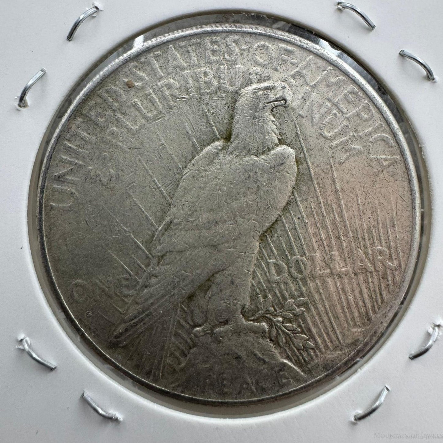 1926-S US 90% Peace Silver Dollar F-VF #71625-4GP