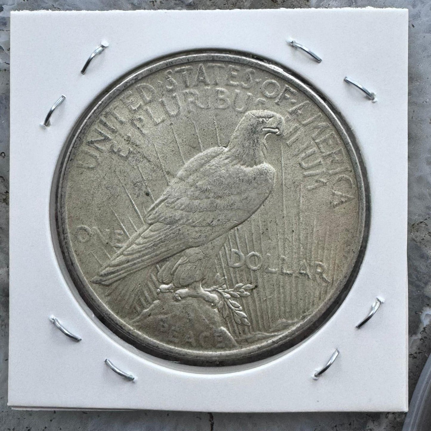 1922 US 90% Peace Silver Dollar VF-XF #61325-3OX