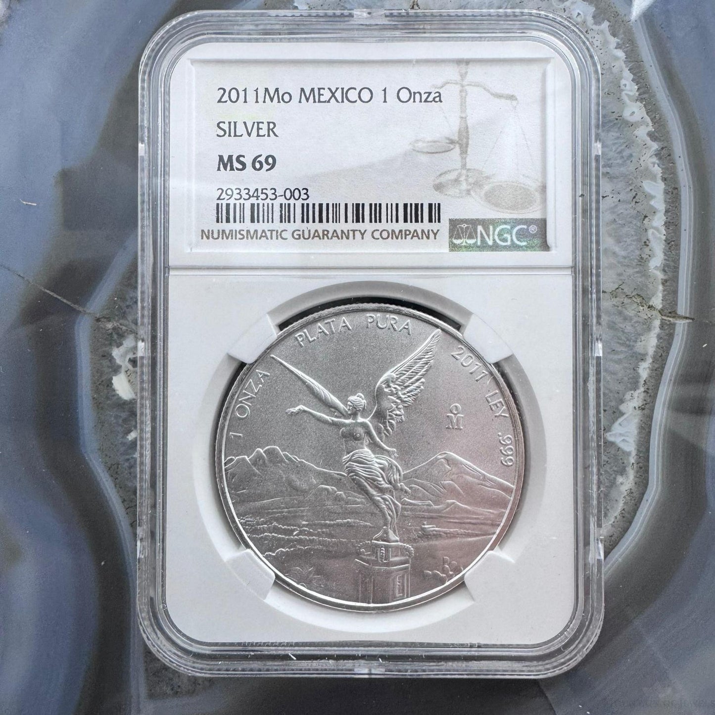 2011 Mexico One Ounce .999 Fine Silver NGC MS69 #003 Must Have