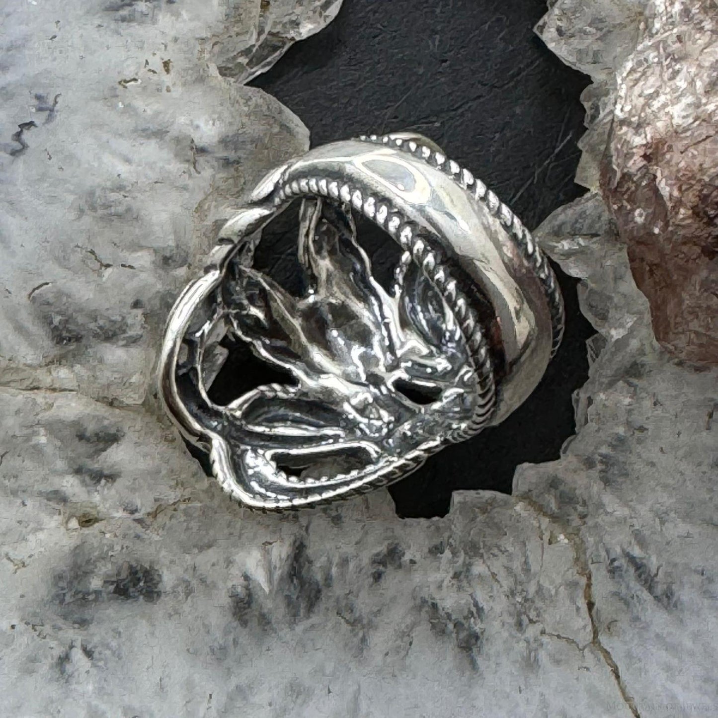 Carolyn Pollack Sterling Silver Swirly Decorated Ring For Women w/Size Variety