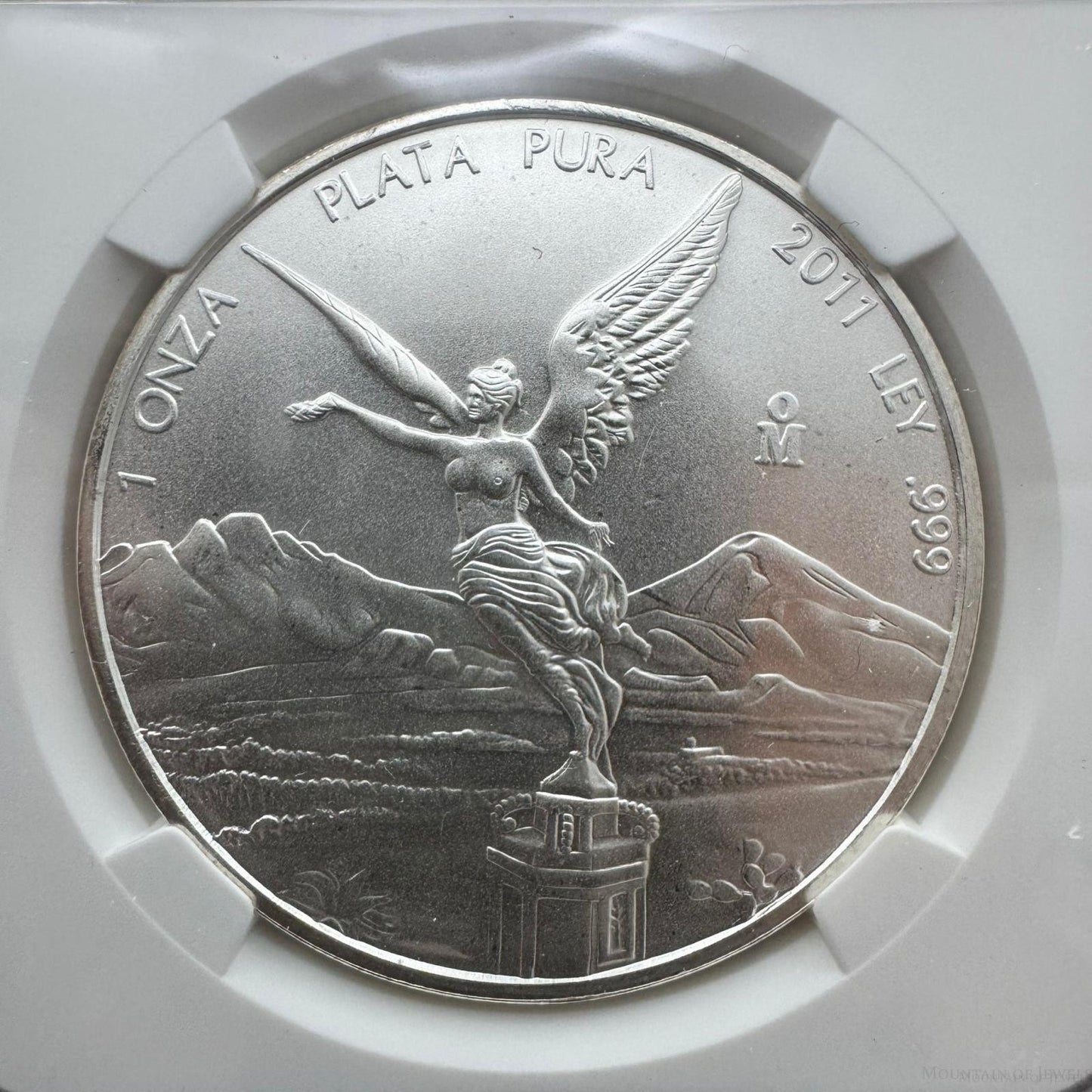 2011 Mexico One Ounce Libertad .999 Fine Silver NGC MS69 #2943174-010