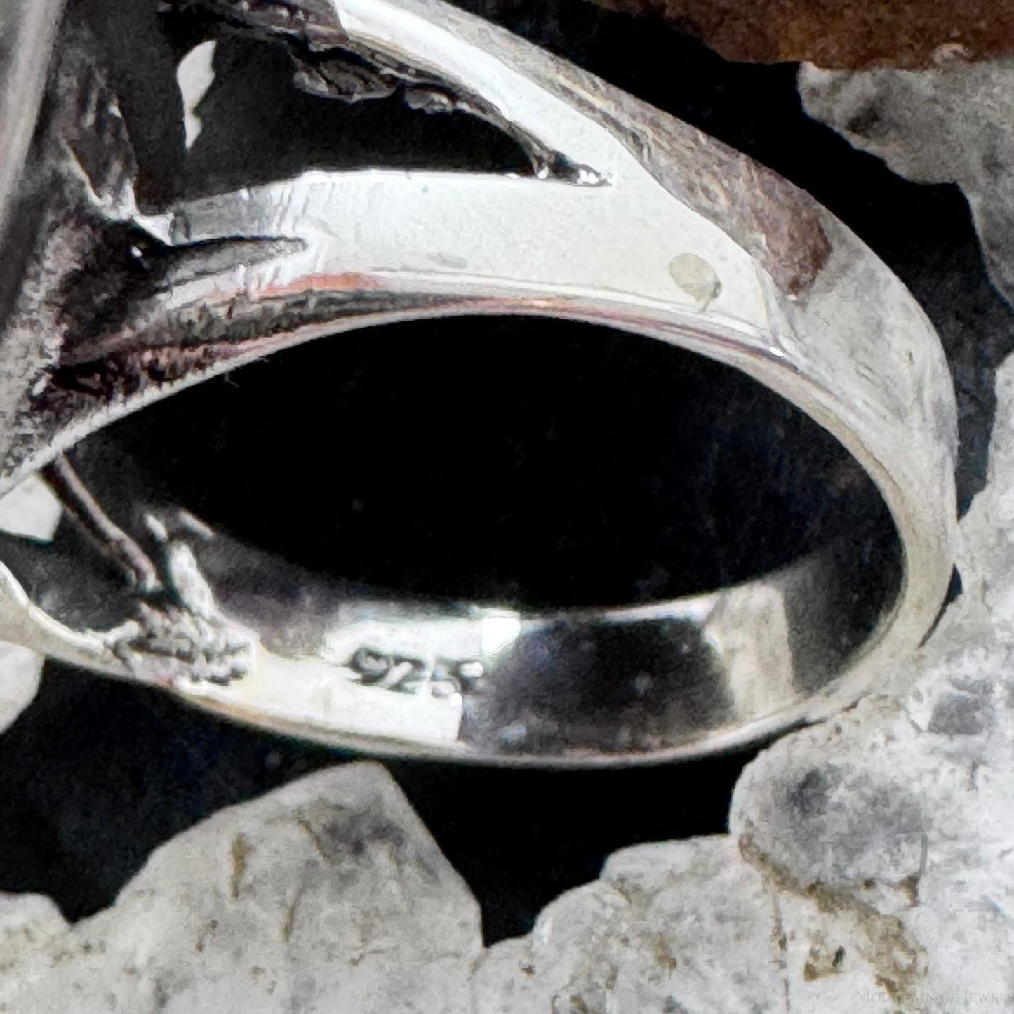 Sterling Silver Round Swirly Pattern Solid Fashion Ring For Women, Taxco Mexico