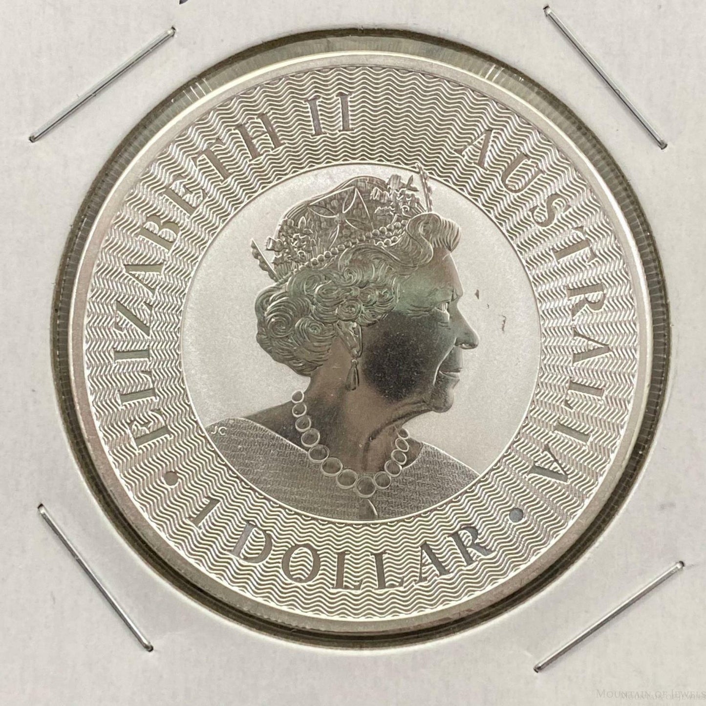 2021 1.0 Ounce .9999 Fine Silver Australian Kangaroo BU #11222-5