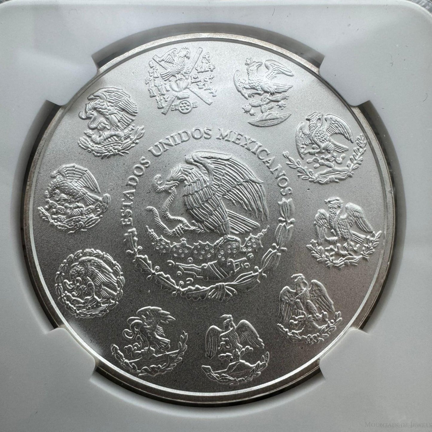 2011 Mexico One Ounce Libertad .999 Fine Silver NGC MS69 #2943174-010