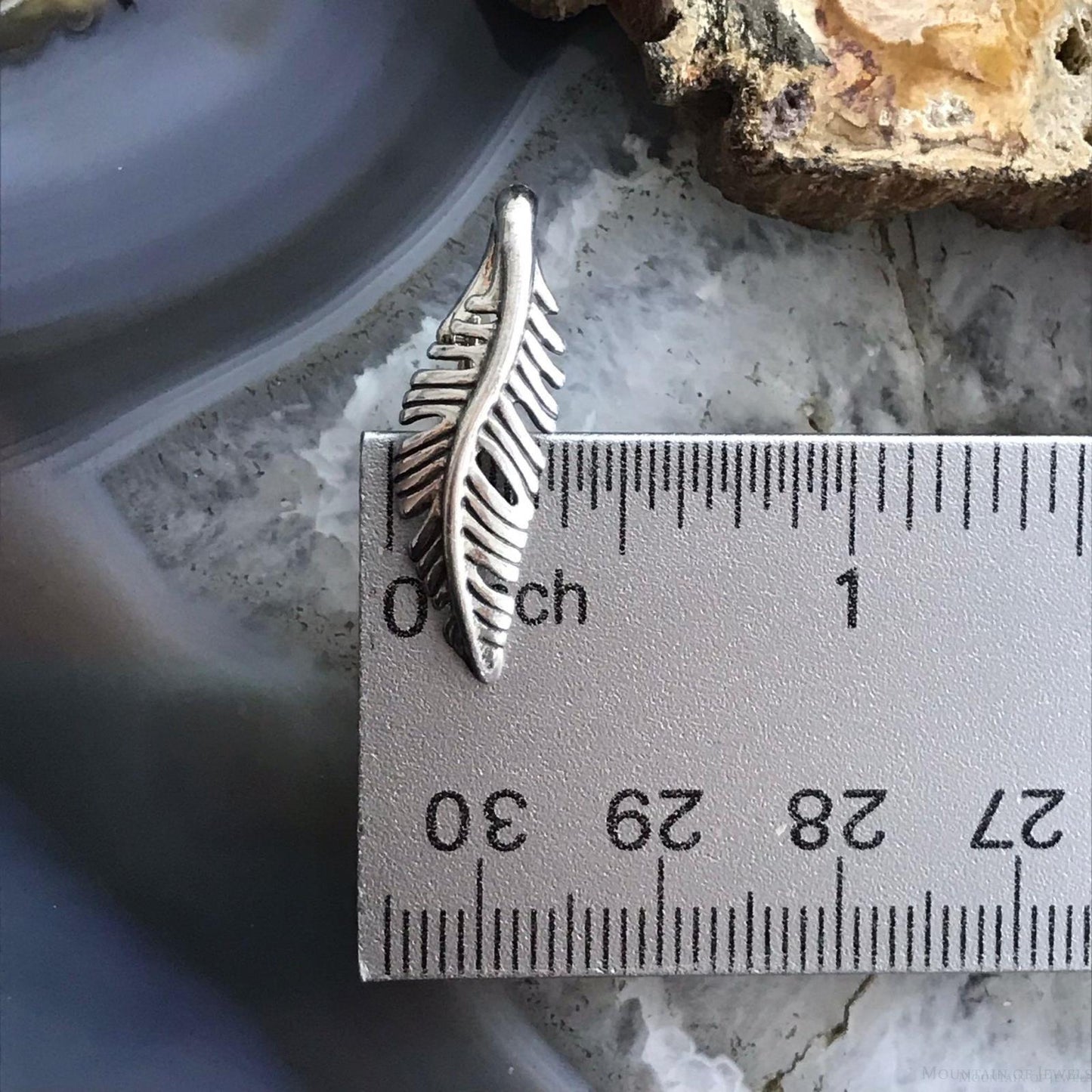 Carolyn Pollack Sterling Silver Detailed Feather Post Earrings For Women