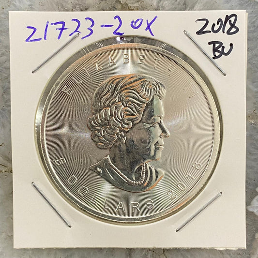 2018 Canada 1 Troy Ounce Coin BU #21723-2OX