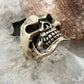 Sterling Silver Skull Ring Size 8 Men/Women 16.5 gr For Biker/ Rock N Roll