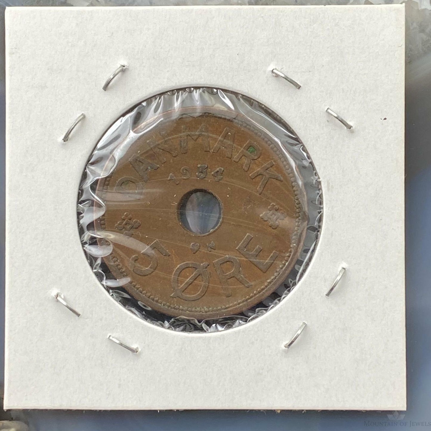 1934 Denmark 5 Ore - Beautiful and Collectible Coin #72920-1