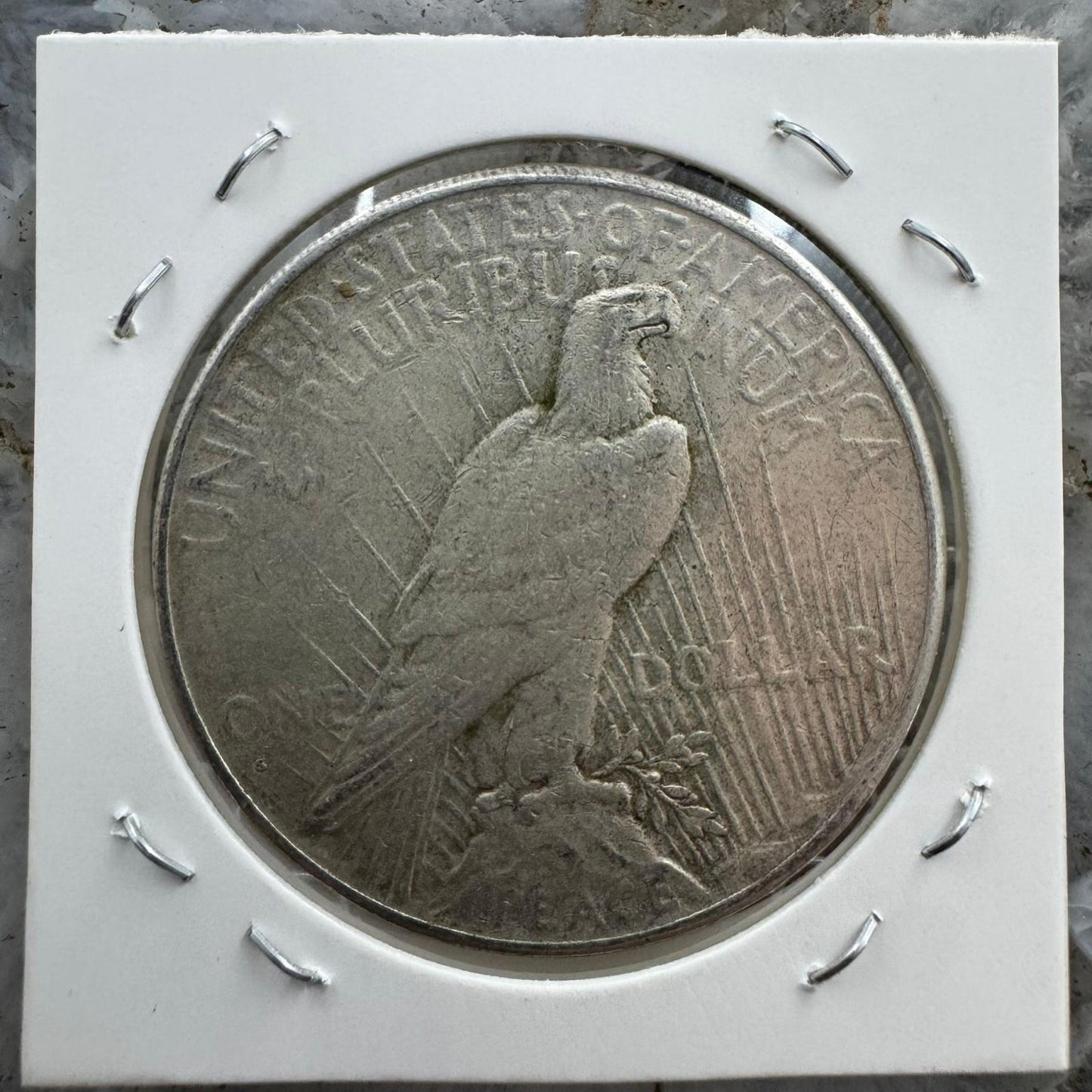 1926-S US 90% Peace Silver Dollar F-VF #71625-4GP