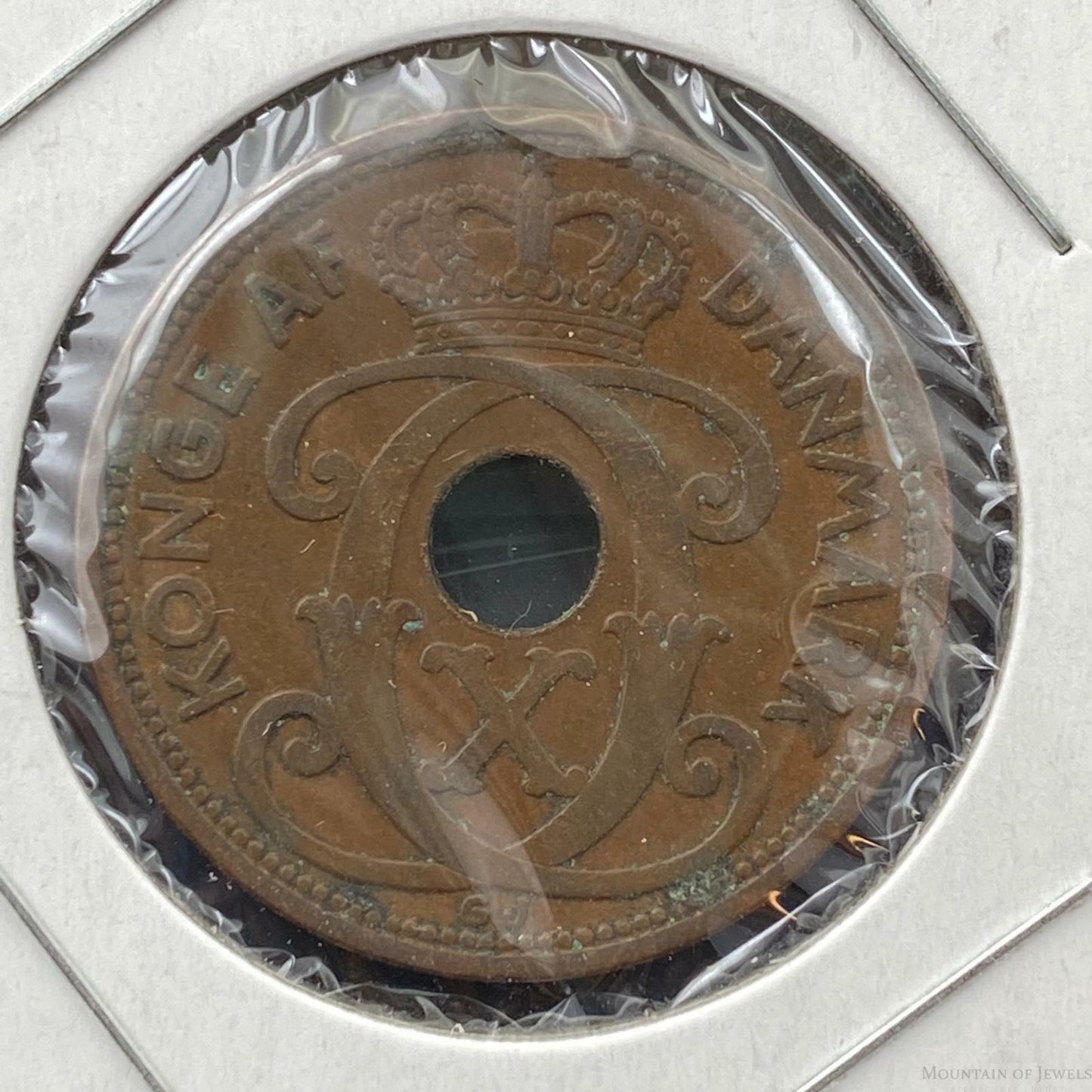 1934 Denmark 5 Ore - Beautiful and Collectible Coin #72920-1