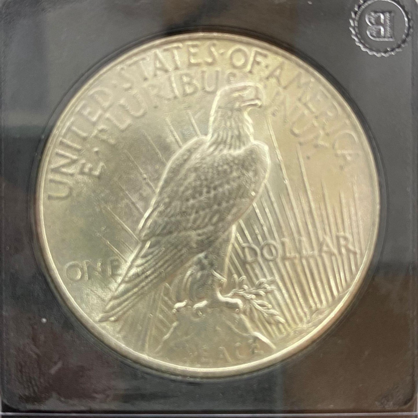 1924 $1 US Peace Silver Dollar VF-EF Coin #BA17-00187-005