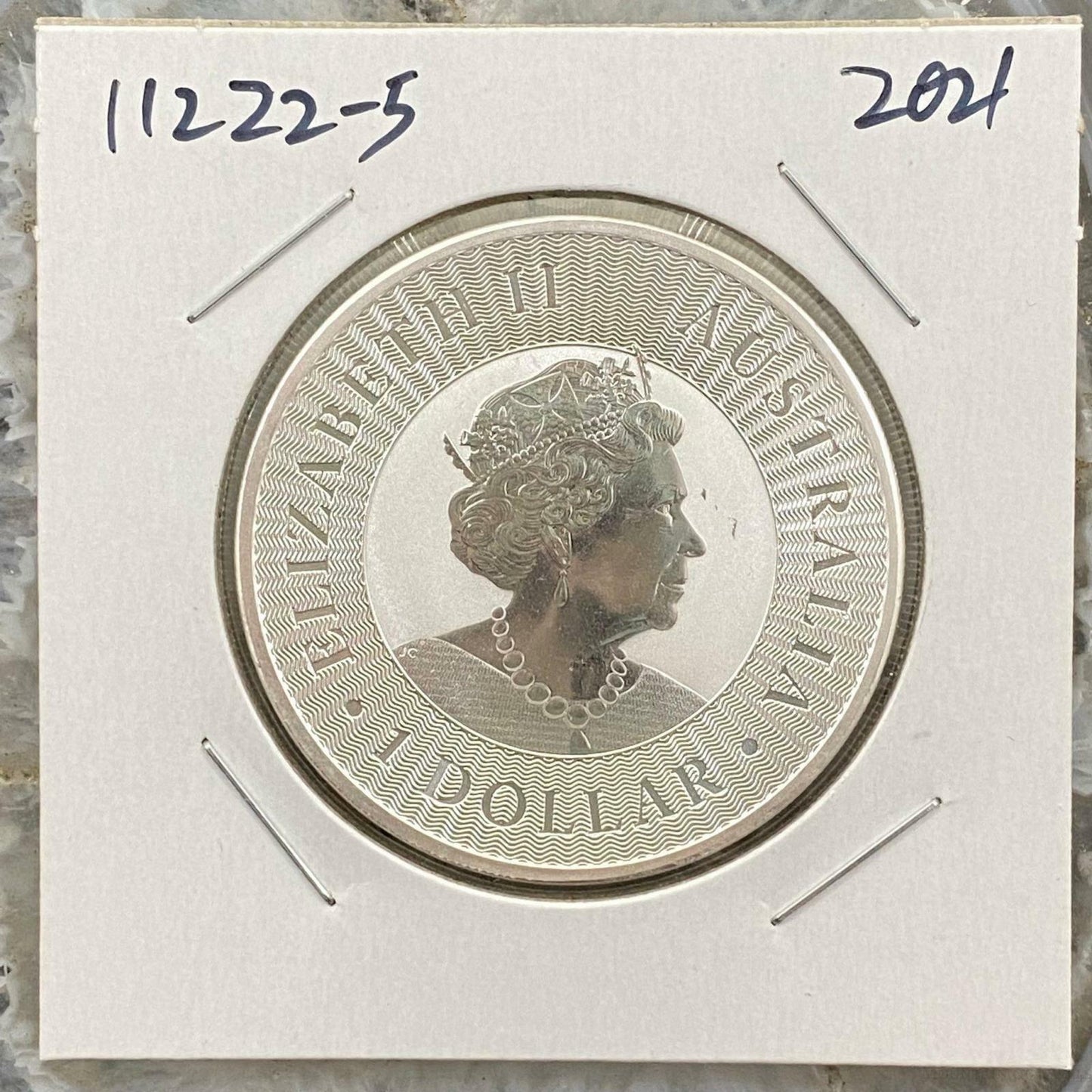 2021 1.0 Ounce .9999 Fine Silver Australian Kangaroo BU #11222-5