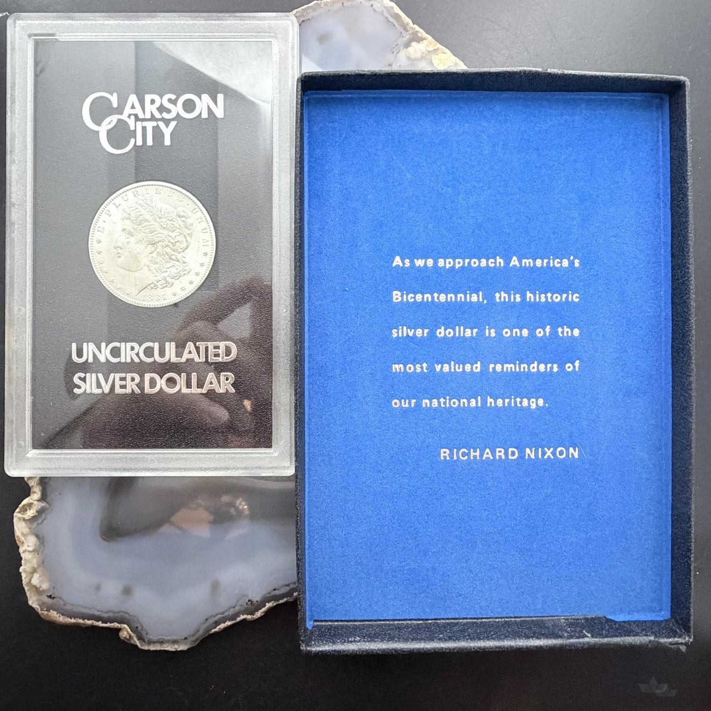 1884-CC US 90% Morgan Silver Dollar Uncirculated COA Box #84255063